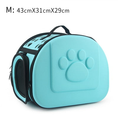 Travel Pet Bag Cat Flower Carriers Bags Breathable Pink Folding Small Dog Outdoor Shoulder Bag Folding Cats Carrying