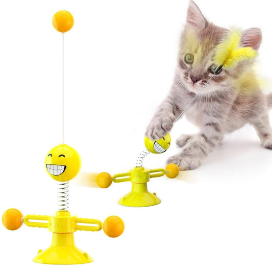 Have a Nice Day Smiley Face Feline Fidget Spinner