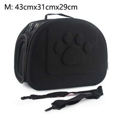 Travel Pet Bag Cat Flower Carriers Bags Breathable Pink Folding Small Dog Outdoor Shoulder Bag Folding Cats Carrying