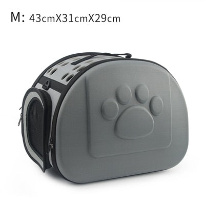 Travel Pet Bag Cat Flower Carriers Bags Breathable Pink Folding Small Dog Outdoor Shoulder Bag Folding Cats Carrying