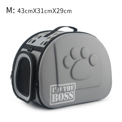 Travel Pet Bag Cat Flower Carriers Bags Breathable Pink Folding Small Dog Outdoor Shoulder Bag Folding Cats Carrying