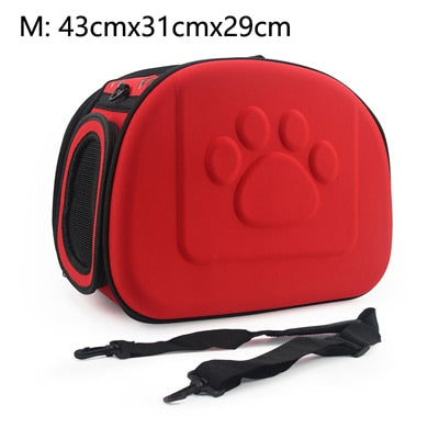 Travel Pet Bag Cat Flower Carriers Bags Breathable Pink Folding Small Dog Outdoor Shoulder Bag Folding Cats Carrying