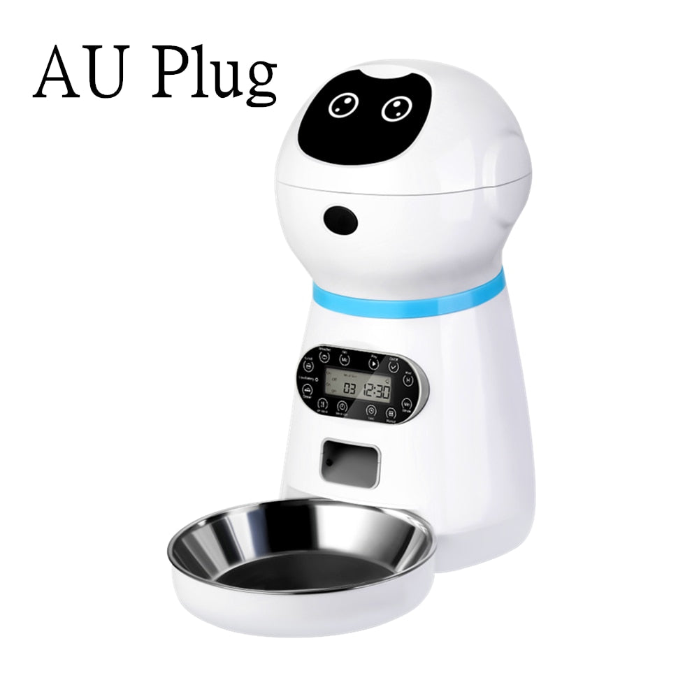 Automatic Pet Feeder Timing Feeder 24h Timer 6 Grids For Dog Cat Rabbit Puppy Totoro Small Animals Pet Supplies 40% Off