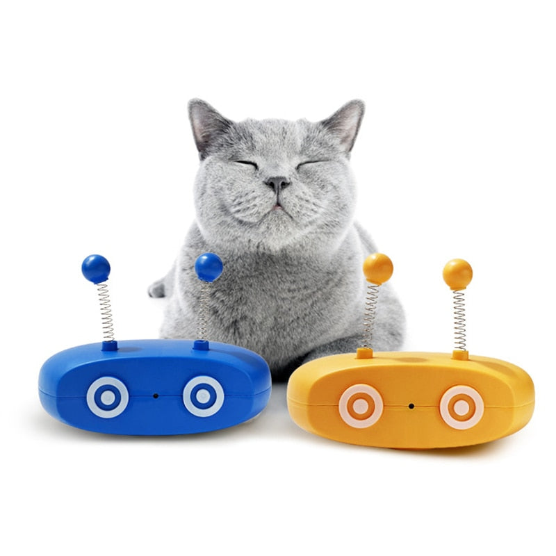 Wamuusing Feather Laser Robot Interactive Cat Toy